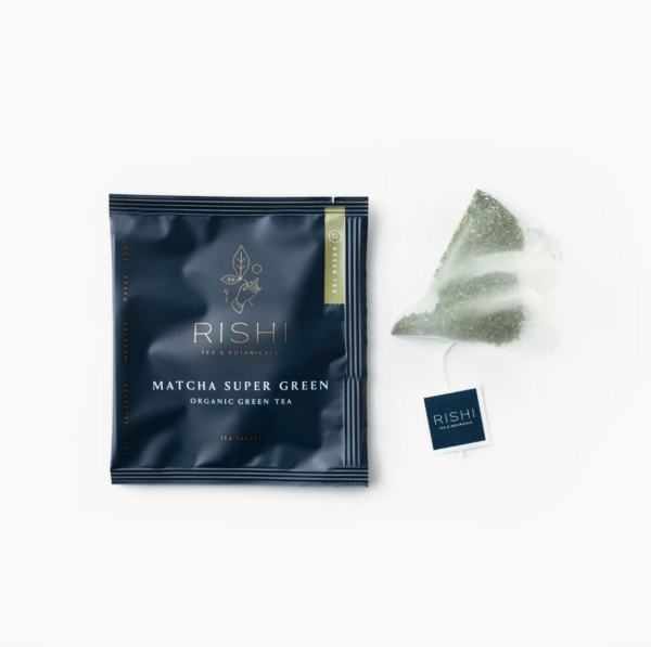 Rishi Super Green Matcha Tea Sachets - 50ct